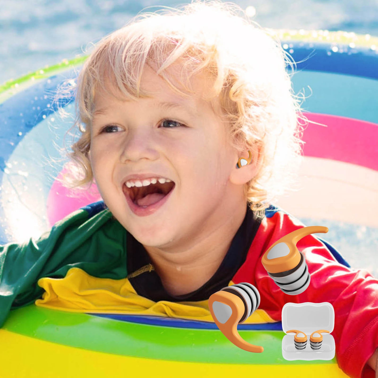 Kids Floating Pool Toddler Pool Floats Watermelon Floating And Slide ...