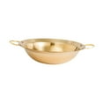thumbnail image 2 of simhoa Brass Hot Pot Stewpot Double Handle Brass Pot for Camping Restaurant Parties A, 2 of 8
