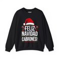 thumbnail image 4 of Feliz Navidad Cabrones Christmas Sweater | Crewneck Comfy Sweatshirt | Funny Latino Christmas Xmas | 4 Colors, 4 of 10