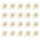 thumbnail image 1 of 20PCS Glitter Cloth Flower Colgante Adorno colgante Regalos de Navidad Decoración del hogar DIY Guirnalda Accesorio (Dorado), 1 of 5