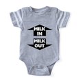 thumbnail image 1 of CafePress - FIN Milk In Milk Out - Cute Infant Baby Football Bodysuit, 1 of 1