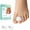 White, variant on Welnove 12 Pcs Toe Separators for Overlapping Toes - Toe Spacers For Bunions, Hammer Toes - Toe Corrector to Realign Crooked Toes, Medium, Beige