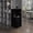 Black, variant on Corner Bar Cabinet with Shelves and Double Doors / Organized Dining Room Liquor Storage