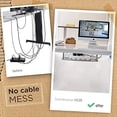thumbnail image 2 of Bandeja para administracion de cables debajo del escritorio,, 2 of 2