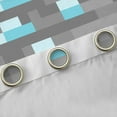 thumbnail image 4 of Homewish Cartoon Game Player Black Out Curtains for Boys, Grey Blue Pixelate Miner Curtains Pack of 2 (42x63 Each), Checkered Plaid Bedroom Curtains, Living Room Curtains Decor, 4 of 6