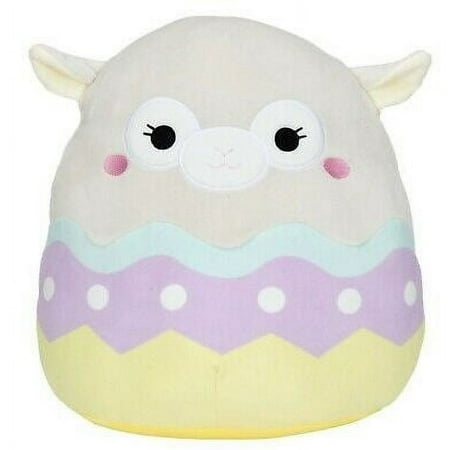 Squishmallows Leah the Llama Plush, Super Soft Stuffed Animal for All Ages, Easter Themed, 8 Inch