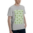 thumbnail image 2 of Bingfone Green Avocado Men'S Loose Fit Short-Sleeve Pocket T-Shirt, 2 of 7