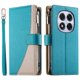 thumbnail image 4 of Funda cartera GANGXUN para Xiaomi Redmi Note 14 Pro Plus 5G , cuero PU con tarjetero, cremallera, correa de mano, soporte y protección 1278°, 4 of 6