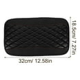 thumbnail image 2 of unbranded Funda Para Consola Central De En Cuero PU Negro Resistente Impermeable Con Antideslizante, 2 of 6