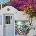 thumbnail image 3 of Welcome Spring Cat Garden Flag Spring Summer Floral Flower Garden Flag Double Sided 12 x 18 Kitty Kitten Sunflower Butterfly Yard Flag Outside Decorations Outdoor Small Decor Banner, 3 of 10