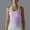 Purple, variant on Dgankt Women's Tops Women's Solid Color Thread High Elasticity Tight Fitting Sports Running Fitness Yoga Suit Top