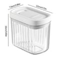 thumbnail image 3 of Hovmgk Sealed Plastic Kitchen Food Storage Tank, Airtight Cereal Storage Container, Dry Goods Fresh-Keeping Box, Stackable Design with Easy Open Snap Lid, Multiple Capacities for Pantry Organization, 3 of 3