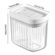 thumbnail image 3 of Sealed Tank Plastic Kitchen Food Storage Tank Household Cereals Storage Tank Snack Dry Goods Fresh-keeping Storage Box, 3 of 3
