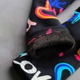 thumbnail image 4 of Uxgjfwu Girls Leggings Winter Skinny Leggings Girls Elastic Pants Printed Brushed Warm Casual Leggings, 4 of 7