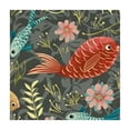 thumbnail image 4 of nygtbtfer Bird Wooden Board Square Fitted , Waterproof Polyester Stain Resistant Table Clothes, Edge Wipeable s Fits Square Table 46*46, 4 of 8