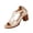 Gold_022, variant on Platform Wedge Sandals for Women, Casual Slip on Chunky Block Heels Sandals, 2026 Summer Open Toe Hollow Low Heel Dress Sandal Gold 8(EU-40)