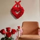 thumbnail image 4 of Decoraciones para el día de San Valentín, adornos para el día de San Valentín, regalos para el día de San Valentín Corona para el día de San Valentín Corona decorativa artificial en forma de corazón D, 4 of 9