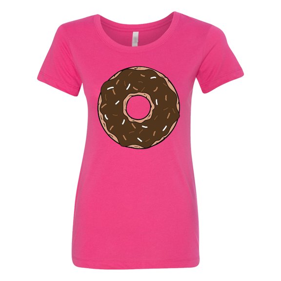 Inktastic Chololate Donut with Sprinkles Women's T-Shirt