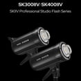 thumbnail image 3 of Flash estroboscópico de estudio Godox SK400II-V SK400IIV de 400 W con LED, 3 of 7
