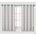 thumbnail image 1 of S4Sassy Cotton Duck Unicorn Rainbow White Kids Short Window&nbsp;Treatment Double Panel Eyelet&nbsp;Curtain&nbsp;Drapes- 54X63 Inches, 1 of 4