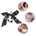 thumbnail image 3 of Unique Bargains 1 Pc Fashion Bow Wooden Beads Bag Charm Handbag Accessories Navy Blue, 3 of 5