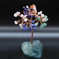 thumbnail image 1 of Fiudx Artículos en oferta con ofertas flash Árbol de cristal curativo de colores, árbol de cristal natural con base de piedra, árbol de alambre de cobre, árbol de dinero, árbol de energía espiritual, 1 of 6