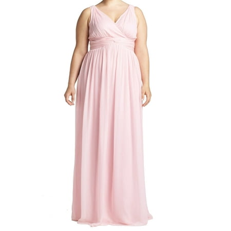 Donna Morgan - Donna Morgan NEW Pink Womens Size 14W Plus Ball Gown ...