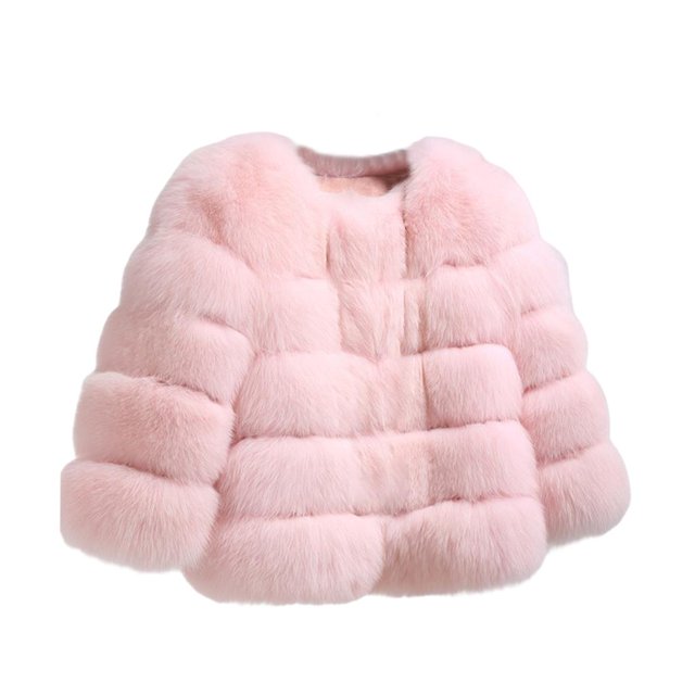 Abrigo de piel sintética de moda para mujer, chaqueta, ropa informal, corta y suave, para otoño e invierno, cálido