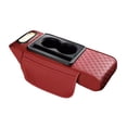 thumbnail image 4 of Cojín reposabrazos para automóvil, funda para consola central, soporte ergonómico multifuncional para el brazo Rojo, 4 of 9