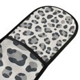 thumbnail image 4 of Yayeee Double Oven Mitt Kitchen Heat Resistant Baking 35" x7" Quilted Glove, Gray Leopard Pattern, 4 of 6