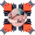 thumbnail image 2 of 4 Pack Woodworking Right Angle Clamps, Woodworking 90 Degree Right Angle Clamp Clip Quick Fix Picture Frame Clamps Corner Clamps, 2 of 5
