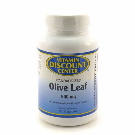 Discount Heart - Olive Leaf 500mg by Vitamin Discount Center - 120 Capsules