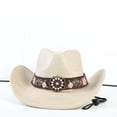 thumbnail image 3 of Western Frontier Hat for Outdoor Wear Classic Style Sun Shield Cowboy Accessory for Everyday Casual Performance and Trendsetting, 3 of 5