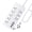 White, variant on Rupoun 12-in-1 Surge Protector Power Strip Extension Cord Flat Plug with Long Cord 8 Outlets 3 USB 1 USB-C Port 1700J Wall Mount Desk Power Strip for Home Office 47.24 inches / 1.2 m