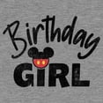 thumbnail image 2 of Women's Mickey & Friends Distressed Birthday Girl  Racerback Tank Top Gray Heather Large, 2 of 4