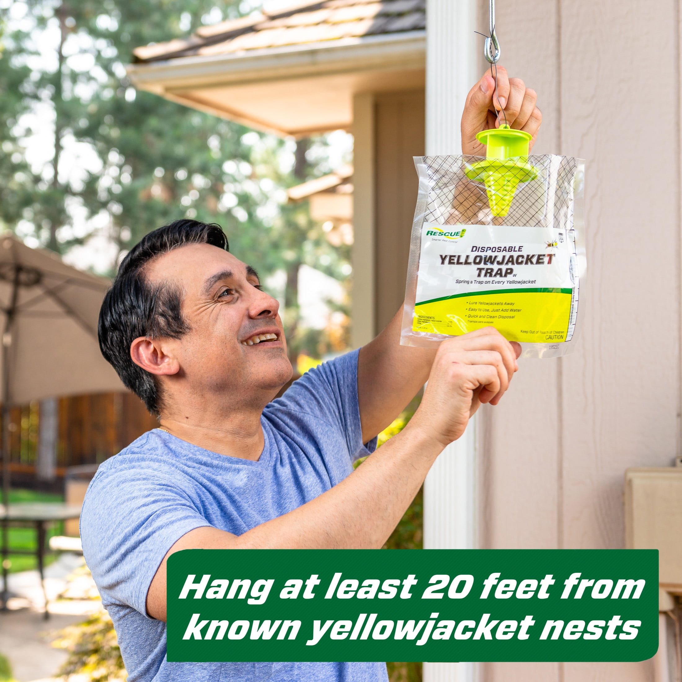 (2 pack) RESCUE! Yellow Jacket Disposable Trap, 1 Unit, East of Rockies Mix