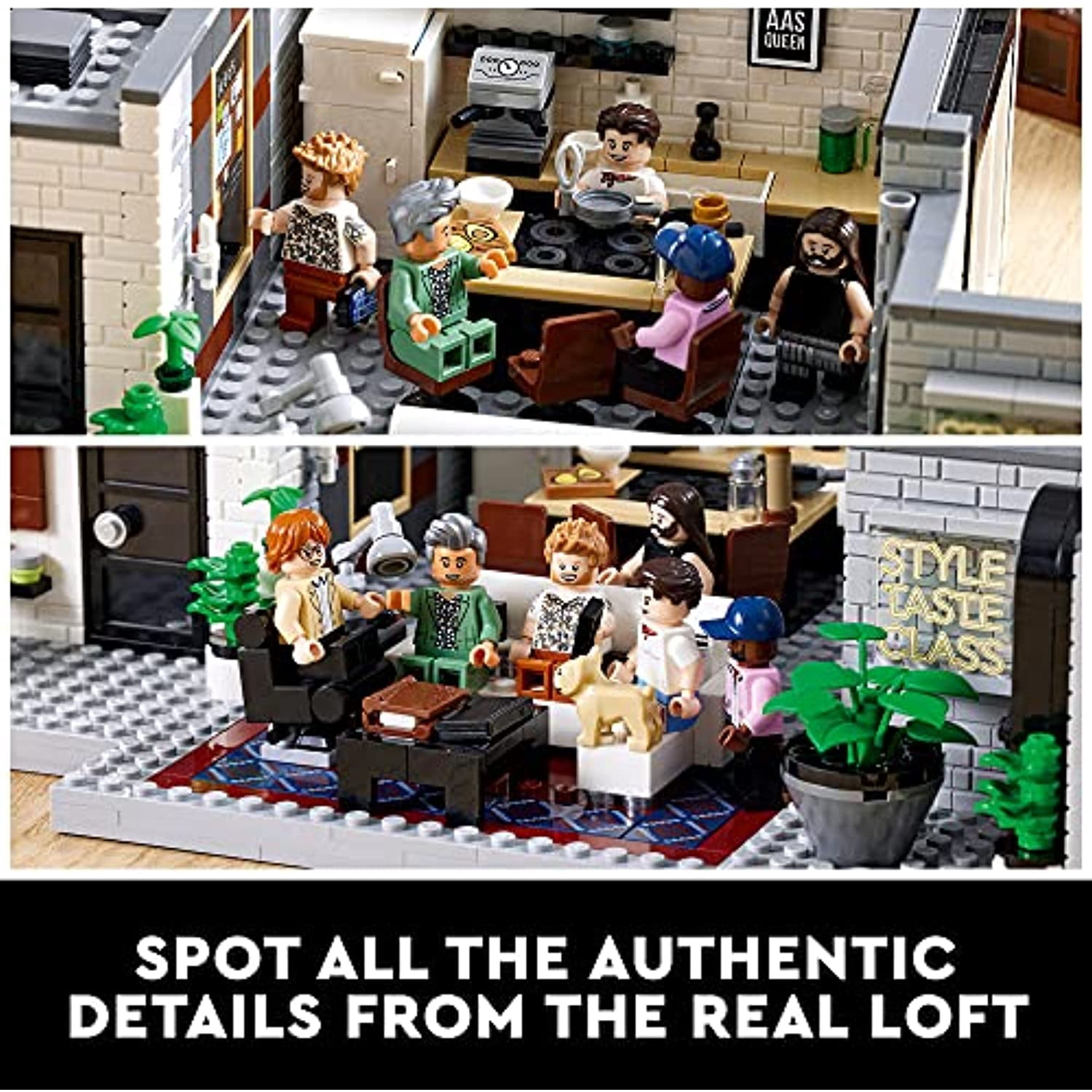 Queer Eye The Fab 5 Loft Set LEGO 10291