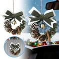 thumbnail image 1 of Festive Seasonal Wreath for Front Door Celebration Greenery Arrangement for Home, 1 of 6