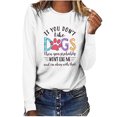 thumbnail image 1 of CEHVOM T-shirt Tunique à Manches Longues pour Femmes, Imprimé, Décontracté, Ample, Col Rond, Blouse, 1 of 7
