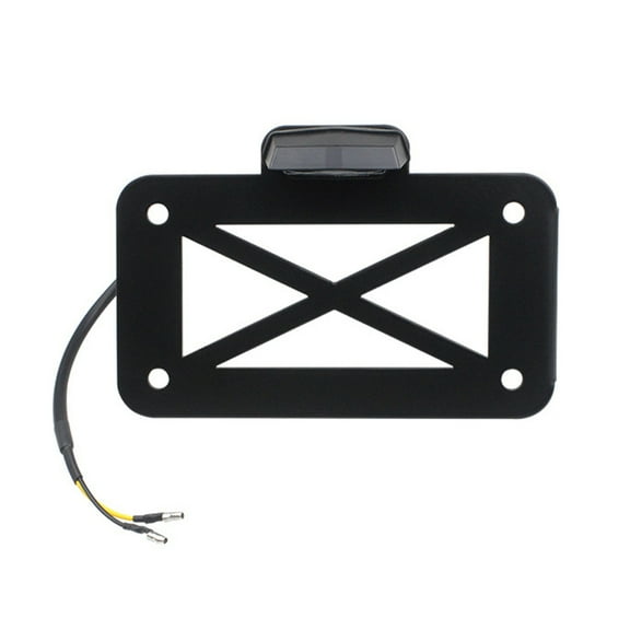 Retro Styles Motorcycle Registration Side License Plate Frame Stand Racks Bracket with Easy Mounting