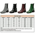 thumbnail image 2 of Bottes à Talons Épais Imprimé Animal pour Femmes - Chaussures à la Mode et Décontractées, 2 of 5