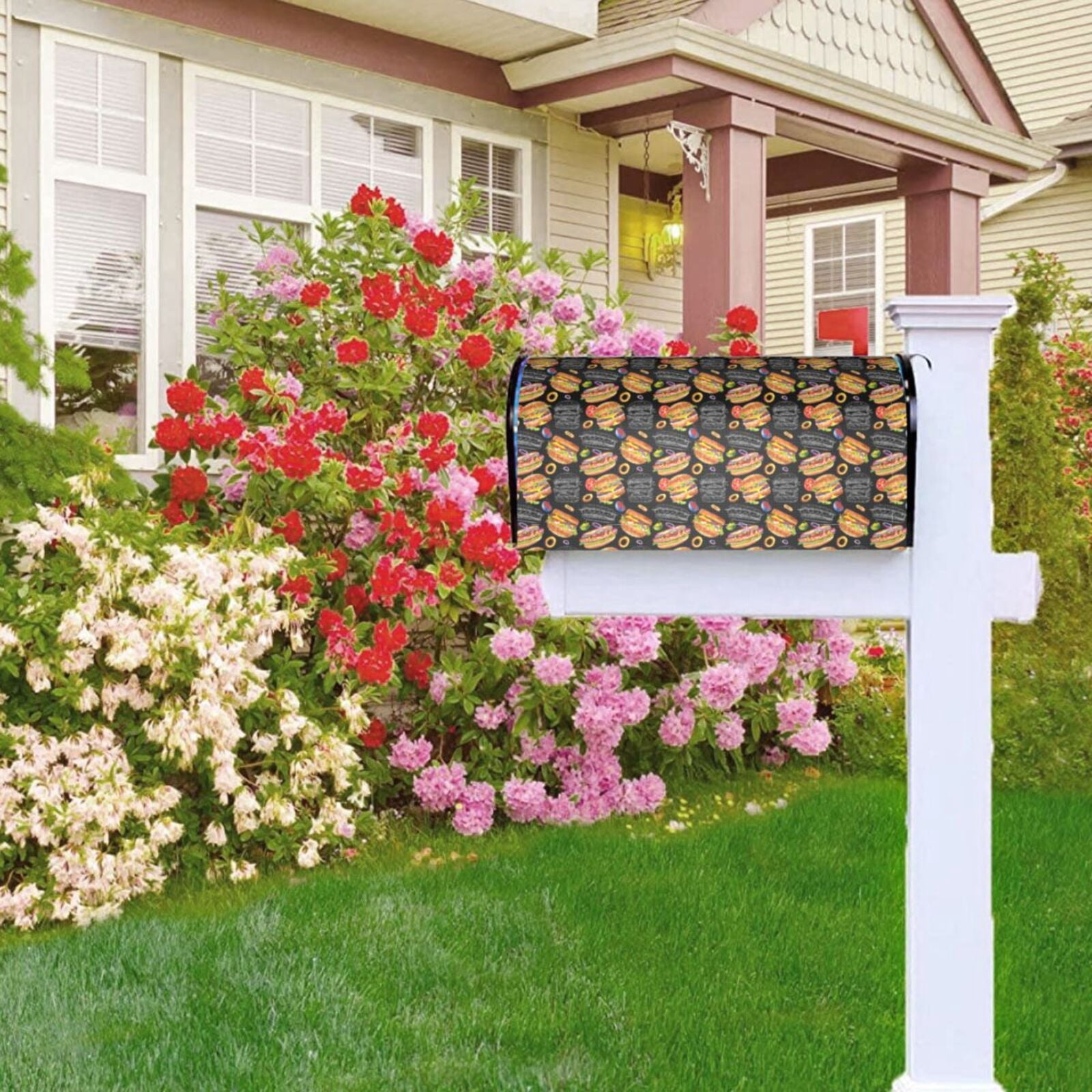 Kdxio Magnetic Mailbox Cover 21x18 in Mailbox Cover Outdoor Decoration Holiday Mailbox Covers for Home Garden Yard-21x18 in