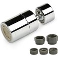 thumbnail image 1 of Aireador de grifo de 360 grados Boquilla de grifo de cocina ajustable de 2 modos para baño de cocina esquí esquí Gafas de esquí, 1 of 5