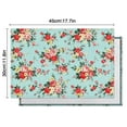 thumbnail image 6 of Pioneer Flower Floral Print Pattern Summer Placemats Table Placemats Set Of 4-Linen Kitchen Washable Placemats Table Mats 12x18 Inch Non-Slip Heat Resistant, 6 of 6