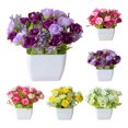 thumbnail image 1 of Limei 1 Pack Artificial Bonsai Realistic Free Fake Potted Plant Home Decor, 1 of 7