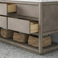 thumbnail image 5 of Water Creation Oakman 48" Single Sink Top Wood Bath Vanity in Gray Oak/White, 5 of 7