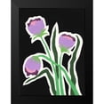 thumbnail image 2 of Moore, Regina 19x24 Black Modern Framed Museum Art Print Titled - Pop Flowers II, 2 of 5