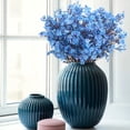 thumbnail image 2 of 10 Bundle Artificial Babys Breath Flowers Fake Gypsophila Bouquet Faux Silk Floral for Flower Arrangements Kitchen Wedding Home Decor (Blue), 2 of 5