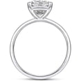 thumbnail image 5 of Cushion Cut Moissanite Ring 3 Ct Engagement Ring Solitaire White Gold Ring Special Christmas Gift, 5 of 5