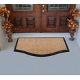 thumbnail image 4 of A1 Home Collections 39"×24" Natural Coir & Rubber Doormat - Decorative Welcome Design, Heavy Duty Coconut Fiber Entry Mat with Non-Slip Backing - Anti-Shed Treated, Low Profile Outdoor Front Door Mat, 4 of 6